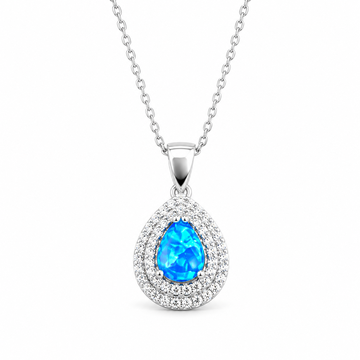Opal Damla Kolye